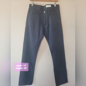 Gustin Men's Straight Pants - Navy Blue